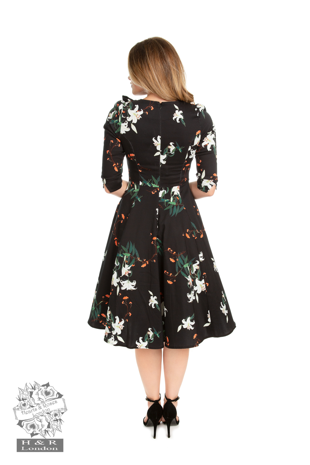 Diana Lilly Floral Swing Dress